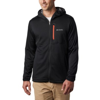 Columbia Hoodie Heren, Tech Trail Full Zip Zwart, 45XMWZKQS